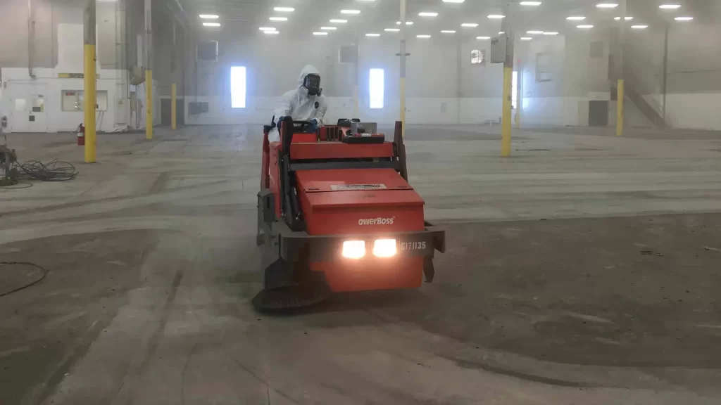 Factory floor cleaning services